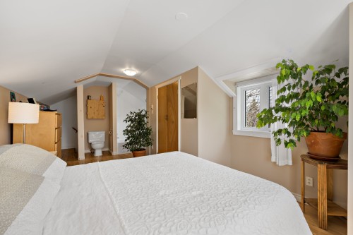 Chambre à coucher principale - 521 Mtée Major, Boileau, QC - Indoor Photo Showing Bedroom