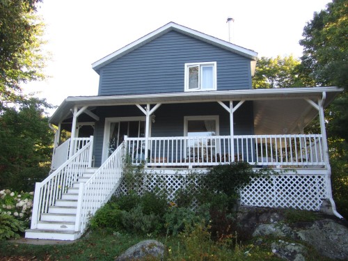 Façade - 521 Mtée Major, Boileau, QC - Outdoor With Deck Patio Veranda