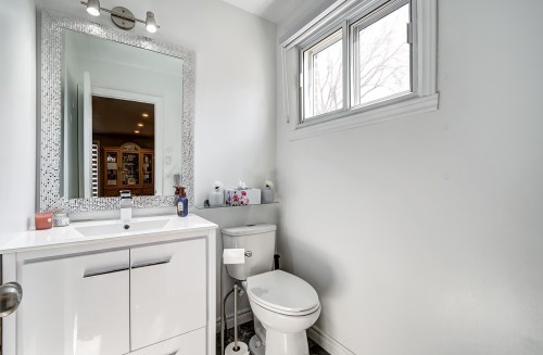 Powder room - 74 Rue Chatillon, Dollard-Des-Ormeaux, QC - Indoor Photo Showing Bathroom