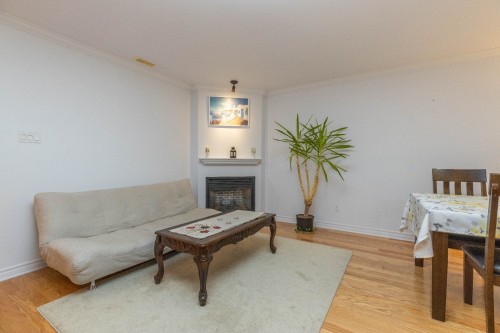 Salon - 7-1425 Rue Leclair, Montréal (Verdun/Île-Des-Soeurs), QC - Indoor Photo Showing Living Room With Fireplace