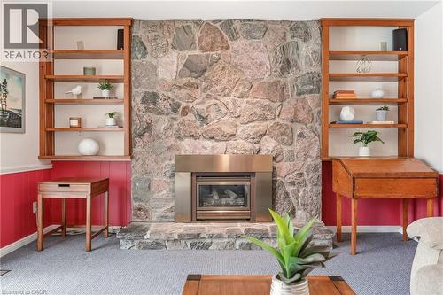 360 Pomona Avenue, Burlington, ON - Indoor With Fireplace