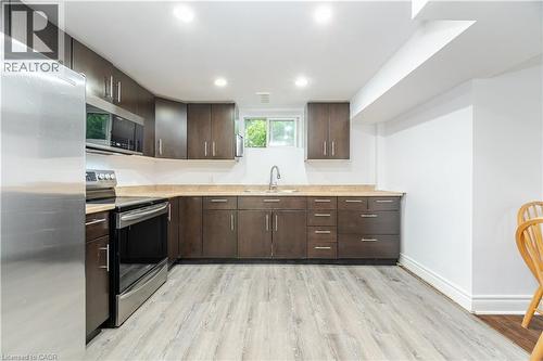 297 Mohawk Road W, Hamilton, ON - Indoor Photo Showing Kitchen