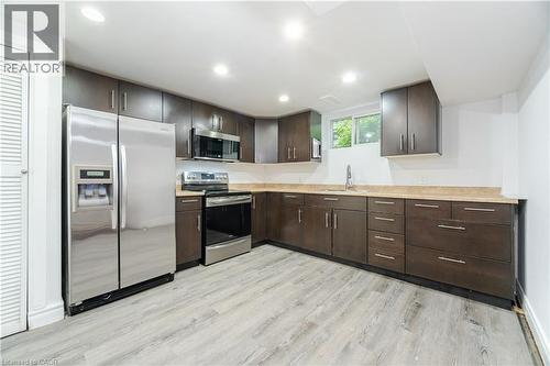 297 Mohawk Road W, Hamilton, ON - Indoor Photo Showing Kitchen With Stainless Steel Kitchen