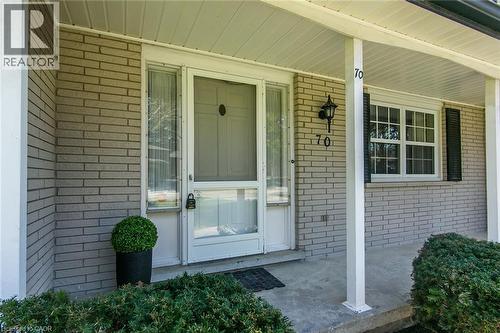 70 Inwood Crescent, Kitchener, ON - Outdoor With Exterior