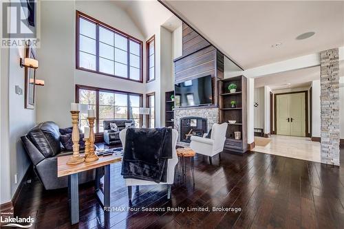 12 Windrose Valley Boulevard, Clearview, ON - Indoor With Fireplace