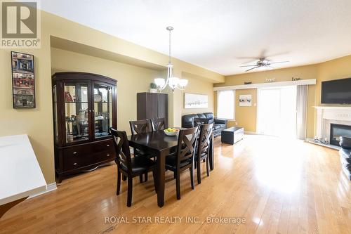 479 Vodden Street E, Brampton, ON - Indoor Photo Showing Dining Room With Fireplace