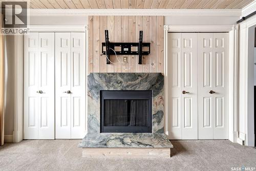 1106 Gryphons Walk, Regina, SK - Indoor Photo Showing Other Room With Fireplace