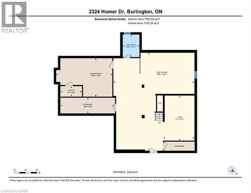 Floor plan - 2324 Homer Drive, Burlington, ON - Other