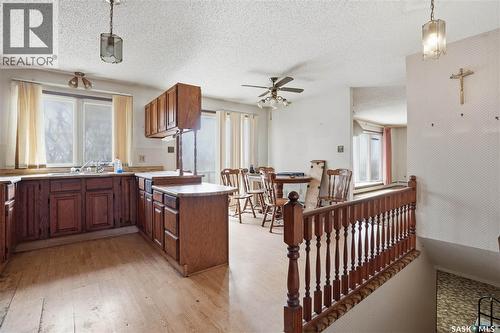 98 Main Street, Lang, SK - Indoor Photo Showing Kitchen With Double Sink