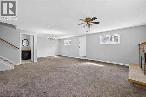 35 Rangeview Court, Hamilton, ON - Indoor Photo Showing Other Room With Fireplace