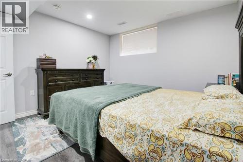Bedroom with wood finished floors and baseboards - 49 Scots Pine Trail, Kitchener, ON - Indoor Photo Showing Bedroom