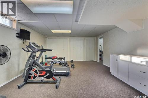 6507 Gillmore Drive, Regina, SK - Indoor Photo Showing Gym Room