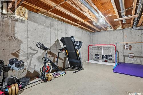 Seaborg Acreage, Craven, SK - Indoor Photo Showing Basement