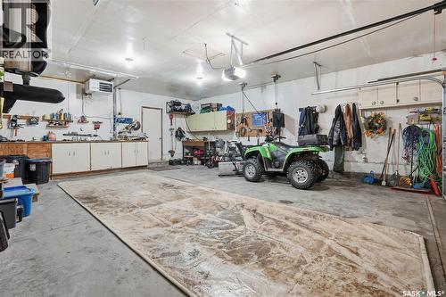 Seaborg Acreage, Craven, SK - Indoor Photo Showing Garage
