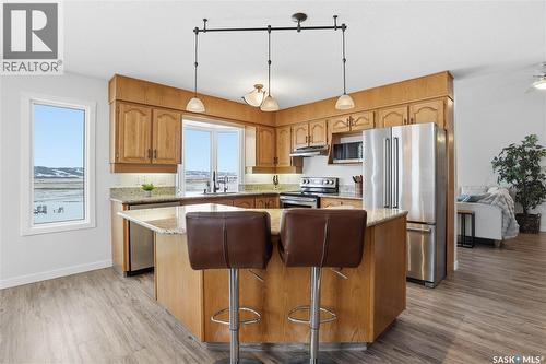 Seaborg Acreage, Craven, SK - Indoor Photo Showing Kitchen With Stainless Steel Kitchen