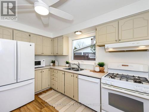 655 Lomond Crescent, Burlington, ON - Indoor Photo Showing Kitchen With Double Sink