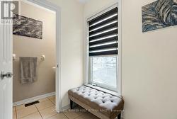 Powder room off of the front entry - 