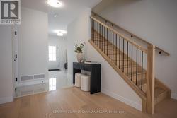Upgraded Poplar Stained Stairs - 