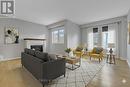 21 Drayton Private, Ottawa, ON  - Indoor Photo Showing Living Room With Fireplace 