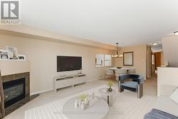 Virtually Staged Living Room W/ Dining Room - 