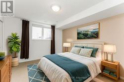 Spacious bedroom with big windows - 