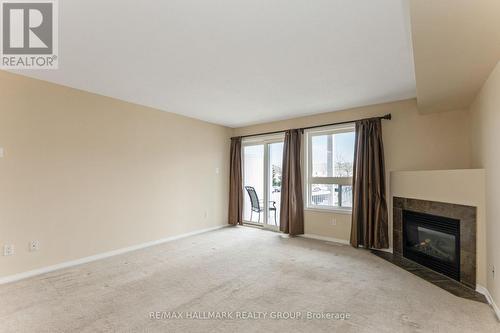Living Room/Dining Room With Fireplace - 896 Longfields Drive, Ottawa, ON - Indoor Photo Showing Other Room With Fireplace