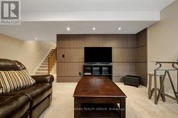 Another custom wall treatment in the family room! - 