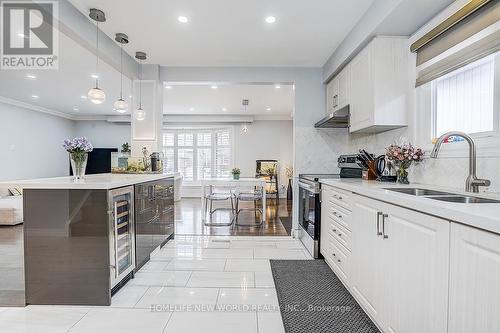 47 Manorglen Crescent, Toronto, ON - Indoor Photo Showing Kitchen With Double Sink With Upgraded Kitchen