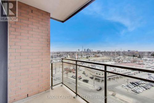 1104 - 5229 Dundas Street W, Toronto, ON - Outdoor With Balcony With Exterior