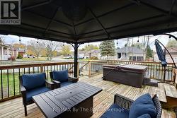 Gazebo on Deck Area Open to Hot Tub - 