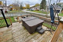 Hot Tub Area off Dining Room Patio Doors - 