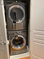 Main floor stackable laundry - 