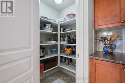 Pantry provides lots of extra storage. - 