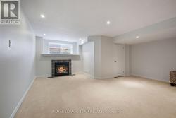 Gas fireplace in finished Lower Level. - 
