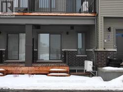 Back deck of condo. - 