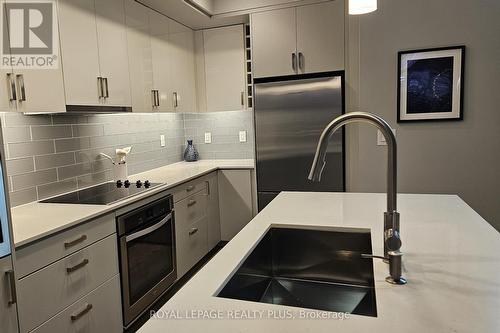 105 - 1575 Lakeshore Road W, Mississauga, ON - Indoor Photo Showing Kitchen With Upgraded Kitchen