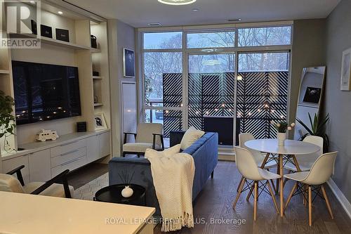 105 - 1575 Lakeshore Road W, Mississauga, ON - Indoor With Fireplace