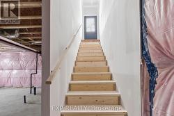 Full unfinished basement w/ walk-up - 