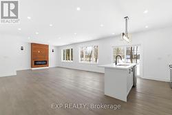 Open concept kitchen/dining/living room - 