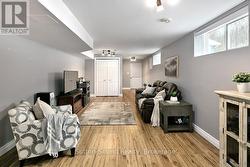 Lower Level Family Room with entrance from garage - 