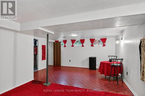 Lower level rec room - 46 Quinpool Crescent, Ottawa, ON - Indoor