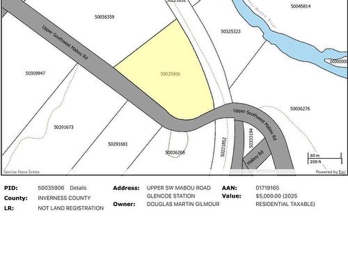 Upper Southwest Mabou Road, Glencoe Station, NS 