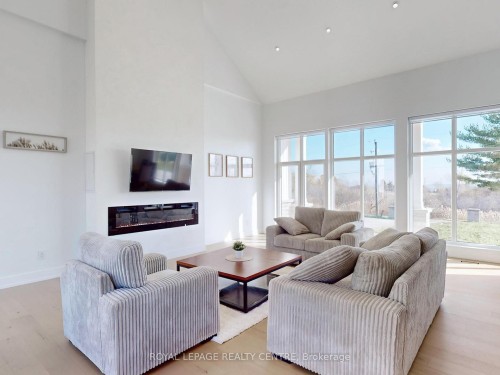 521 Old York Road, Burlington, ON - Indoor Photo Showing Living Room With Fireplace