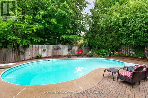 2818 Folkway Drive, Mississauga, ON - Outdoor With In Ground Pool With Backyard