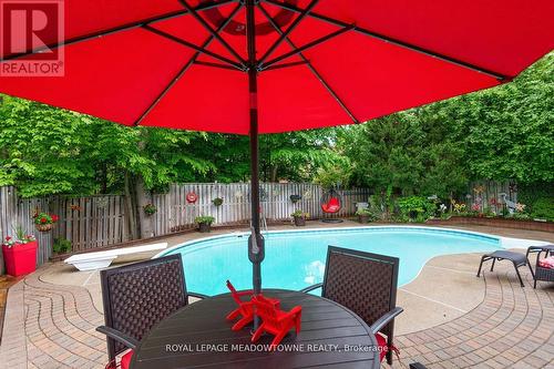 2818 Folkway Drive, Mississauga, ON - Outdoor With In Ground Pool With Deck Patio Veranda With Backyard