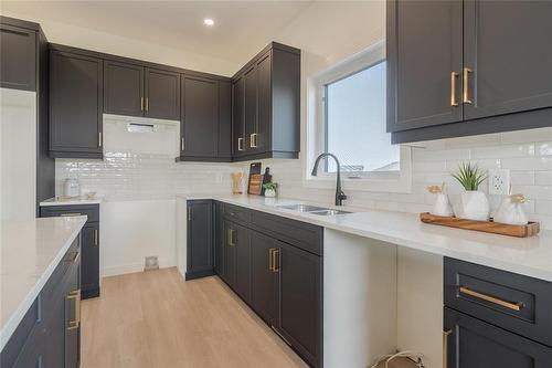 2 Wild Plum Lane, Steinbach, MB - Indoor Photo Showing Kitchen With Double Sink