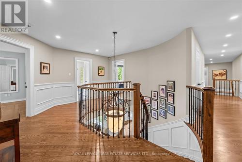 Hardwood Flooring Flows Throughout the Upper Level - 2315 8 Sideroad, Burlington, ON - Indoor Photo Showing Other Room