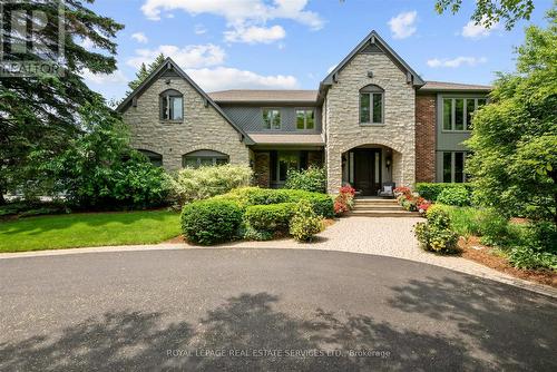 This Residence Offers a Stately Presence & Privacy - 2315 8 Sideroad, Burlington, ON - Outdoor With Facade