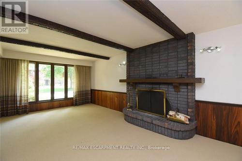 30 Terrace Drive, Hamilton, ON - Indoor Photo Showing Other Room With Fireplace
