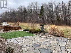 Flagstone Patio and Raised Garden Bed - 